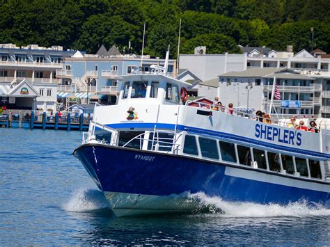 Shepler's mackinac island ferry - Shepler’s accepts Visa, MasterCard, Discover, and American Express online and in person at all three ticket office locations (Mackinaw City, St. Ignace, and Mackinac Island). Can I use the 3-Ticket Online Special for three separate departures? 